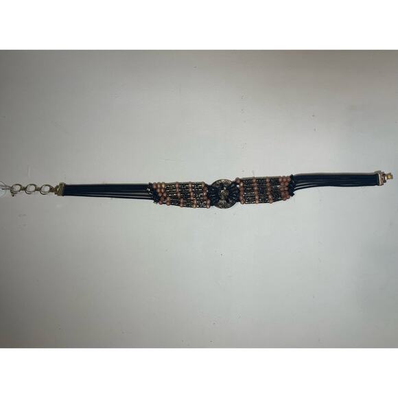 Vintage Bohemian Beaded Skirt Dress Belt Boho Chic - USED - Picture 5 of 5